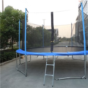 12FT Family Gardon Amuement Round Spring Trampoline With Net Inside (6 Leg - 6 Pole)