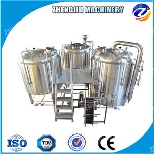 3-Vessel Beer Brewing Equipment