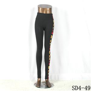 SD4-49 High-waist Side-match Running Sport Slim Leggings