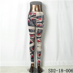 SD2-18-006 Fashion Knitting Trend National Flag Special Legging