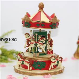 Christmas Carousel Music Boxes