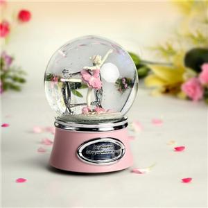 Ballerina Girl Snow Globe Music Boxes