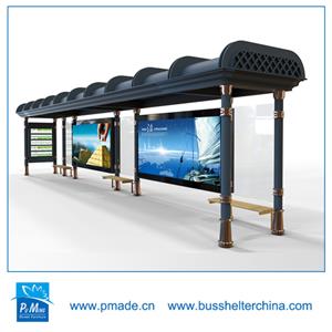 outdoor metal gazebo kits bus shelter ZP17