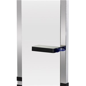 Double Stainless Steel Styling Mirror