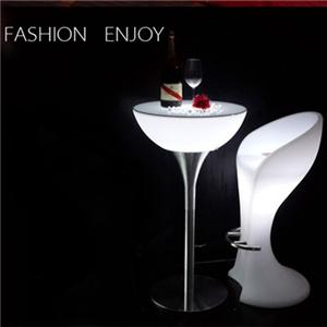 Rechargeable LED High Bar Cocktail Chair