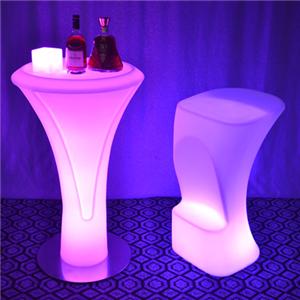 LED Commercial Umbrella-shaped Bar Cocktail Table