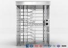 Pedestrian Traffic Full Height Turnstile Single Passageway Semi - Automatic