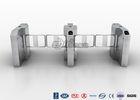 Fingerprint Entrance Swing Barrier Gate Stainless Steel For Handicap Channel