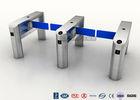 TCP / IP Security Electro Lock Door Swing Pedestrian Barrier Gate Turnstyle Fastlane Glass