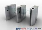 Electric 316 SS Security Turnstile Gate With IR Sensor 13.56mhz Card Reader