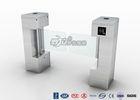 Access Control Card Pedestrian Barrier Gate Swing With Bar Code