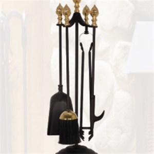 Iron Fireplace Tool Set