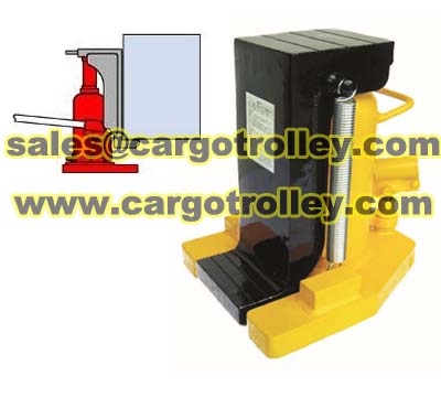 Lower toe jack details with price list