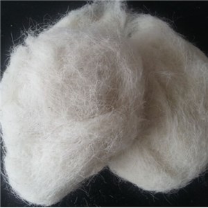 White Clean Wool Waste