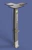 Self Service Silver Phone Charging Vending Machine Solar / Wind Energy