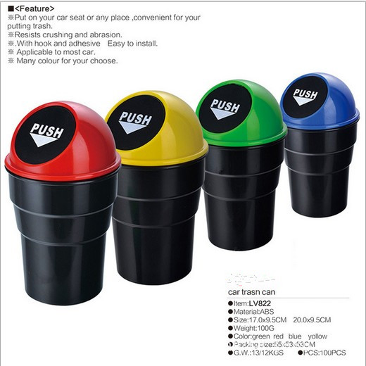 Fashionable car trash can for sale 