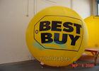 Eye - Catch Yellow Branded Helium Balloons 3M Diameter For Trade Show