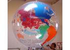 Clear Inflatable Earth Globe Inflating Helium Balloons For Festival