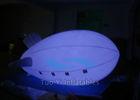 Inflating Helium Advertising Zeppelin LED Light Balloons With 0.18 mm PVC Material