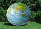 Waterproof Earth Globe Balloons Eco - Friendly Custom Inflatable Advertising