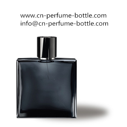 magnet perfume glass bottle in black 