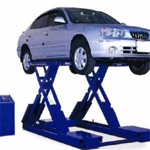 DOUBLE -LEVEL PLATFORM SCISSOR LIFT USED FOR ALIGNMENT