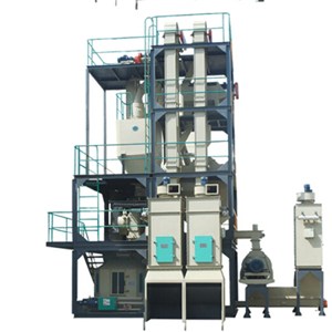 Stainless ring die chicken feed pelletizing line Complete Cattle feed production line