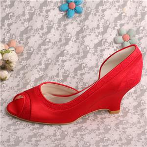 Wedge Wedding Shoes Bridesmaid