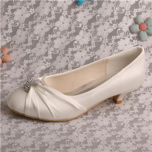 Bridal Low Heel Wedding Shoes