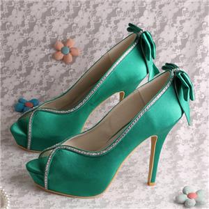 Green Prom Shoes