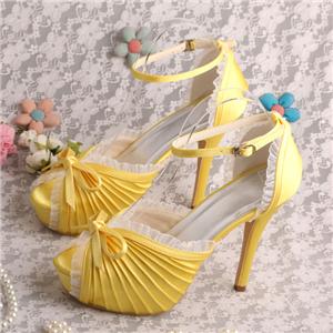 Bridesmaid Shoes Yellow