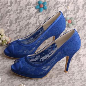 Blue Prom Shoes