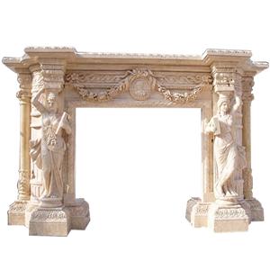 Carved Fireplace