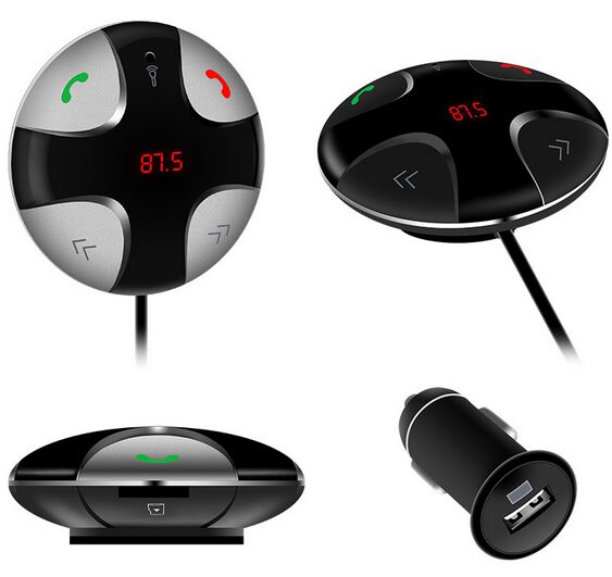 Car Bluetooth Handsfree Mp3 Player FM Transmitter TF Card Mp3 FM29C