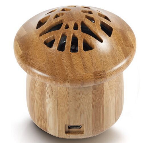 2016 New Creative Bamboo Material Mushroom Shape Bluetooth Speaker WW01 2016 New Creative Bamboo Material Mushroom Shape Bluetooth Speaker WW01