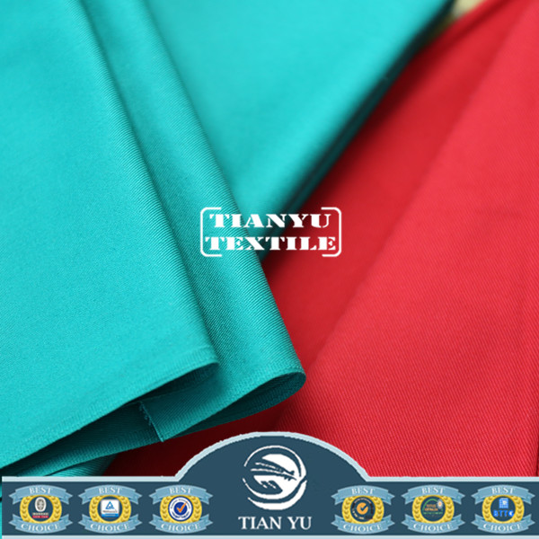 Dyed Twill Polyester Cotton Woven Uniform Fabric Factory