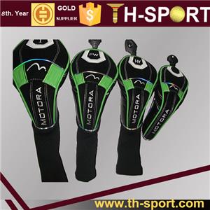 Crysta PU L Leather Golf Driver Head Cover