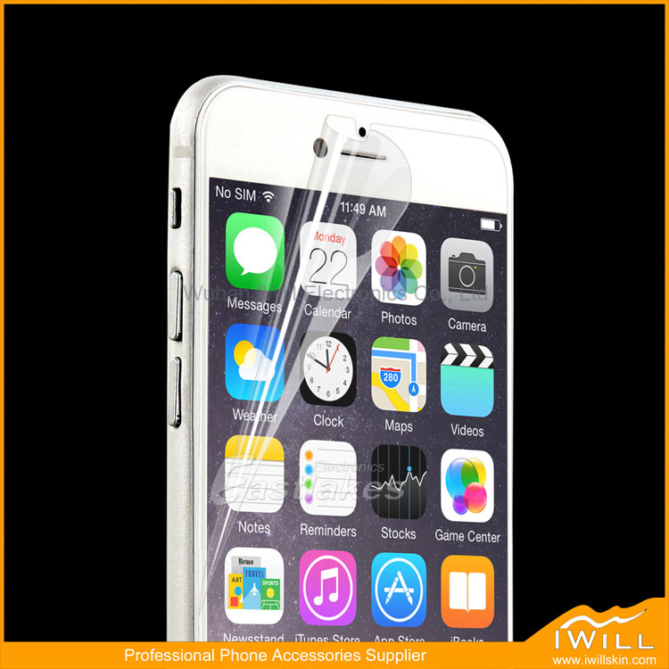Plastic PET screen protector for iphone 6