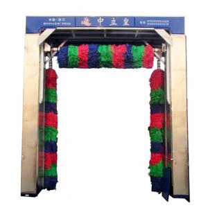 Automatic 3 Brushes Monolayer Rollover Bus Wash Machine