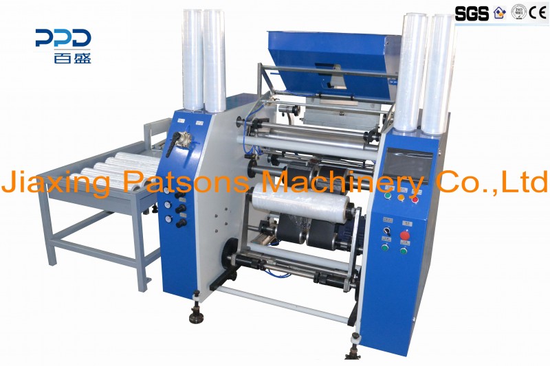 Fully Automatic Stretch Film Rewinding Machine