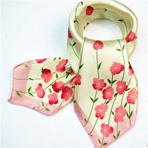 Stain Little Square Printed Scarf