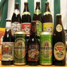 German beer brands. Full containers