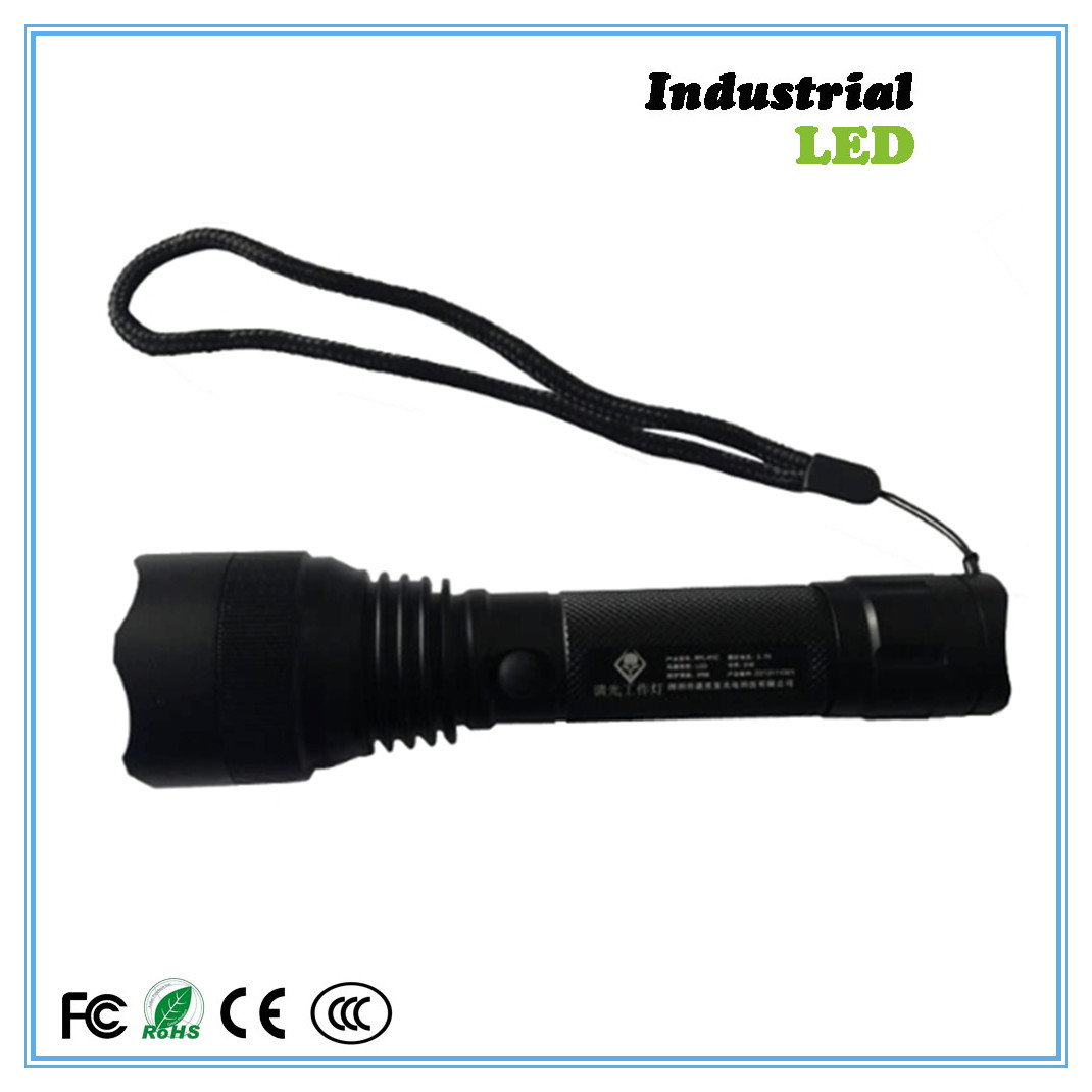 Rechargeable unique Flashlight System with GlassLens