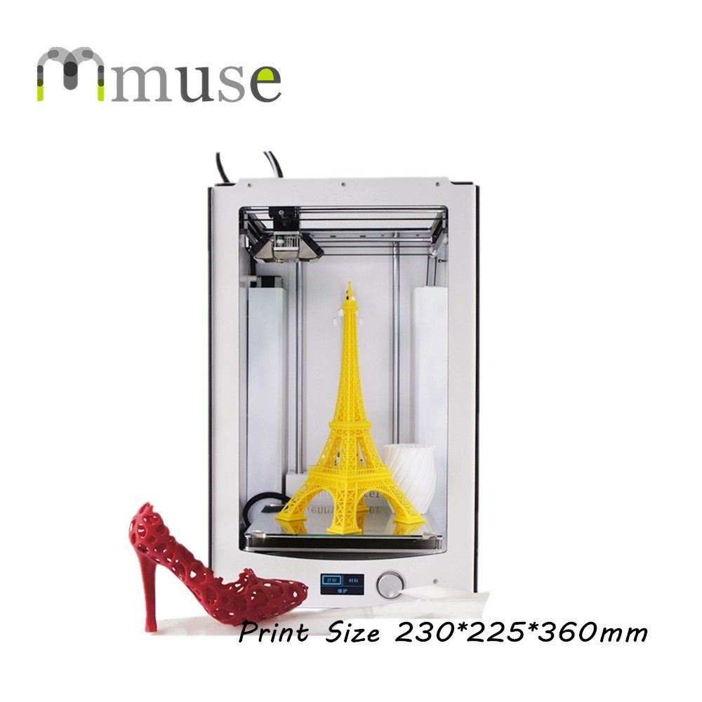 Fast Prototyping Heatbed Big 3D Printer Machine with 230*225*360mm Build Size