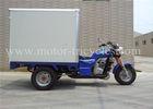12V 9A Battery 250CC 150CC Motor Tricycl 3 Wheel , Closed Box Cargo Tricycle