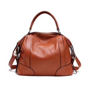 Women& acute;s Large Soft Leather Carryall Leather Handbag