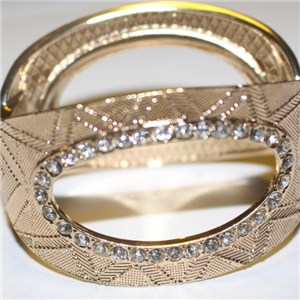 Diamond Lines Zinc Alloy Bangles