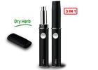 Black Electronic Cigarette 3 In 1 Vaporizer Pen CBD Oil Atomizer