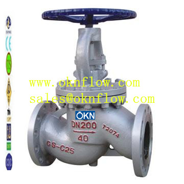 6 DIN 1.0619 flange gate valve/sales@oknflow.com