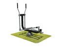 Anti Static Green Gym Outdoor Fitness Equipment With Galvanized Elliptical Machine